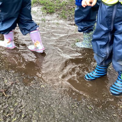 A wellie walk to Newton Park 