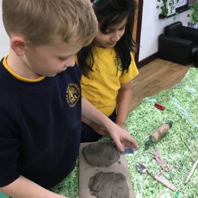 Art: 3D and Sculpture - Clay Houses