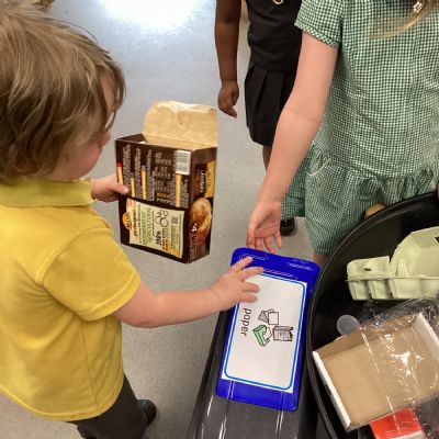 We are learning to recycle