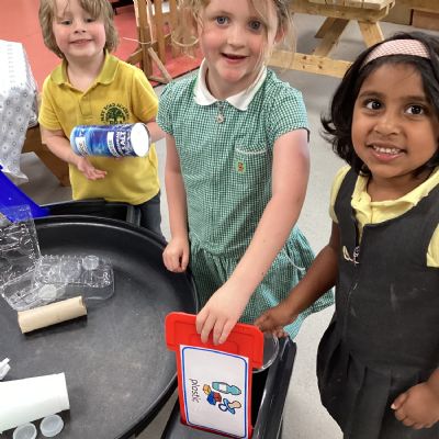We are learning to recycle 