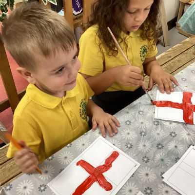 What does the flag of England look like?