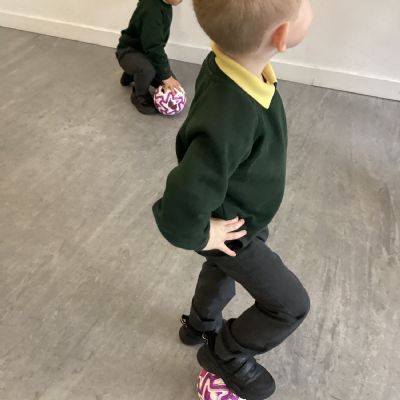 Ball skills with City in the Community 
