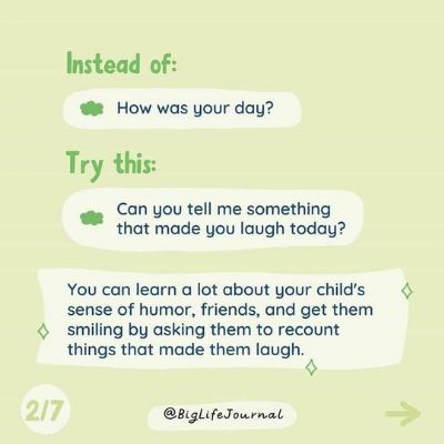 Questions to ask your child...