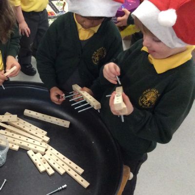 Making toys for Santa's Elves