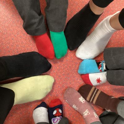 Sharing our Odd Socks with pride for Anti-Bullying Week 2025