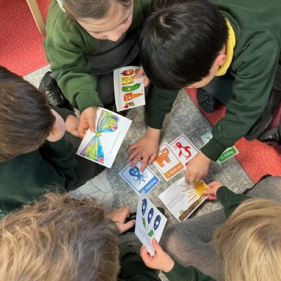 Literacy - Recalling and Sequencing the story with our Ready Steady Write Story Friends