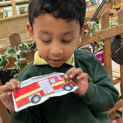 What does a fire fighter need on their fire engine? - Fine motor cutting 