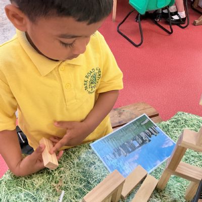 Exploring England on International Week - Can you build a landmark?